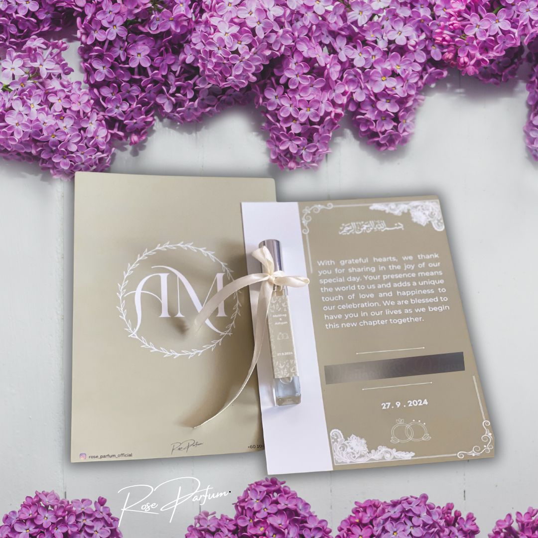 Personalized Perfume Door Gifts for Weddings and Events